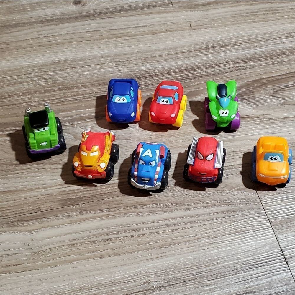 Hasboro TONKA chuck & friends soft trucks superman hulk captain America